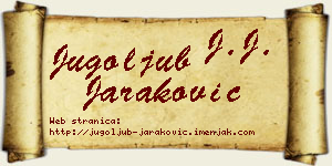 Jugoljub Jaraković vizit kartica